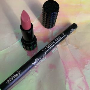 KVD tattoo liner & mini lipstick